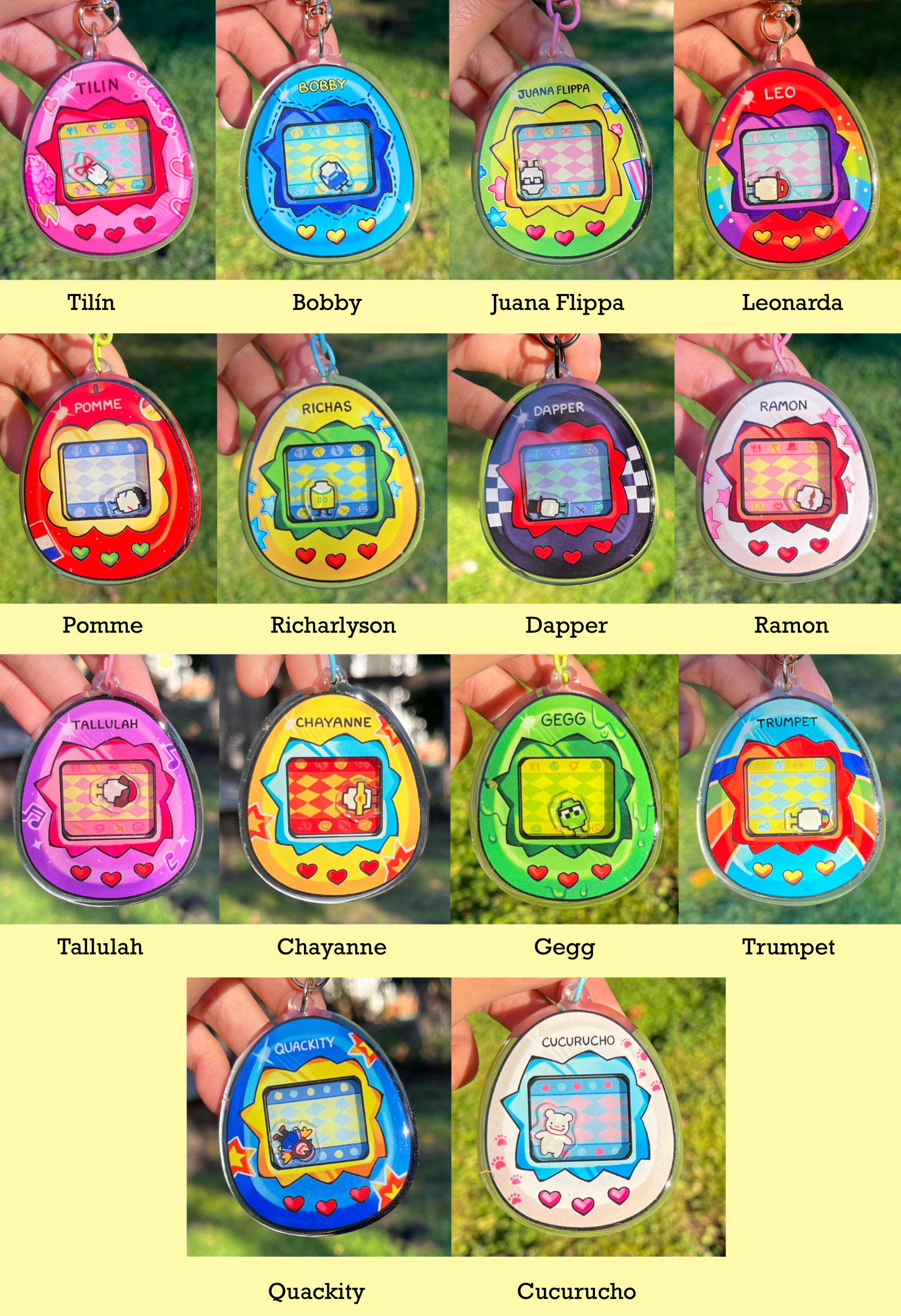 ☆ QSMP Tamagotchi Shaker Charms ☆ SALE! | CrashQueenKid